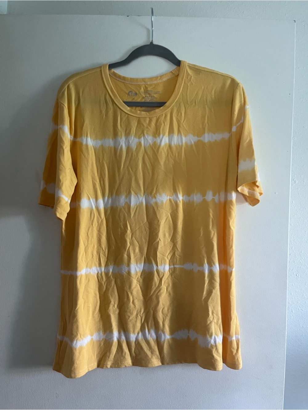 ZYIA Active Hendrix Yellow Tye-Dye Tshirt